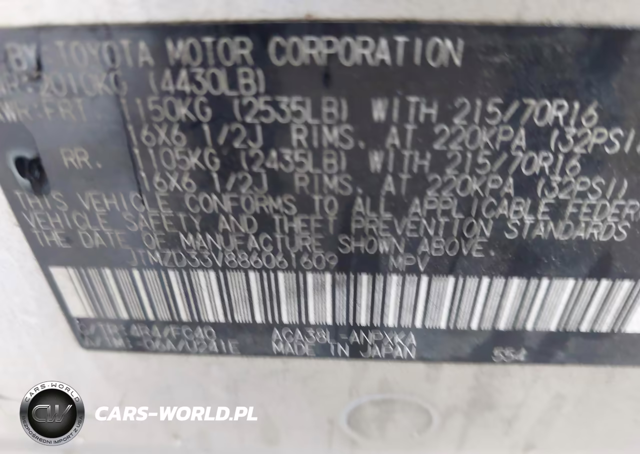 2008 Toyota Rav4 VIN:JTMZD33V886061609 - 9