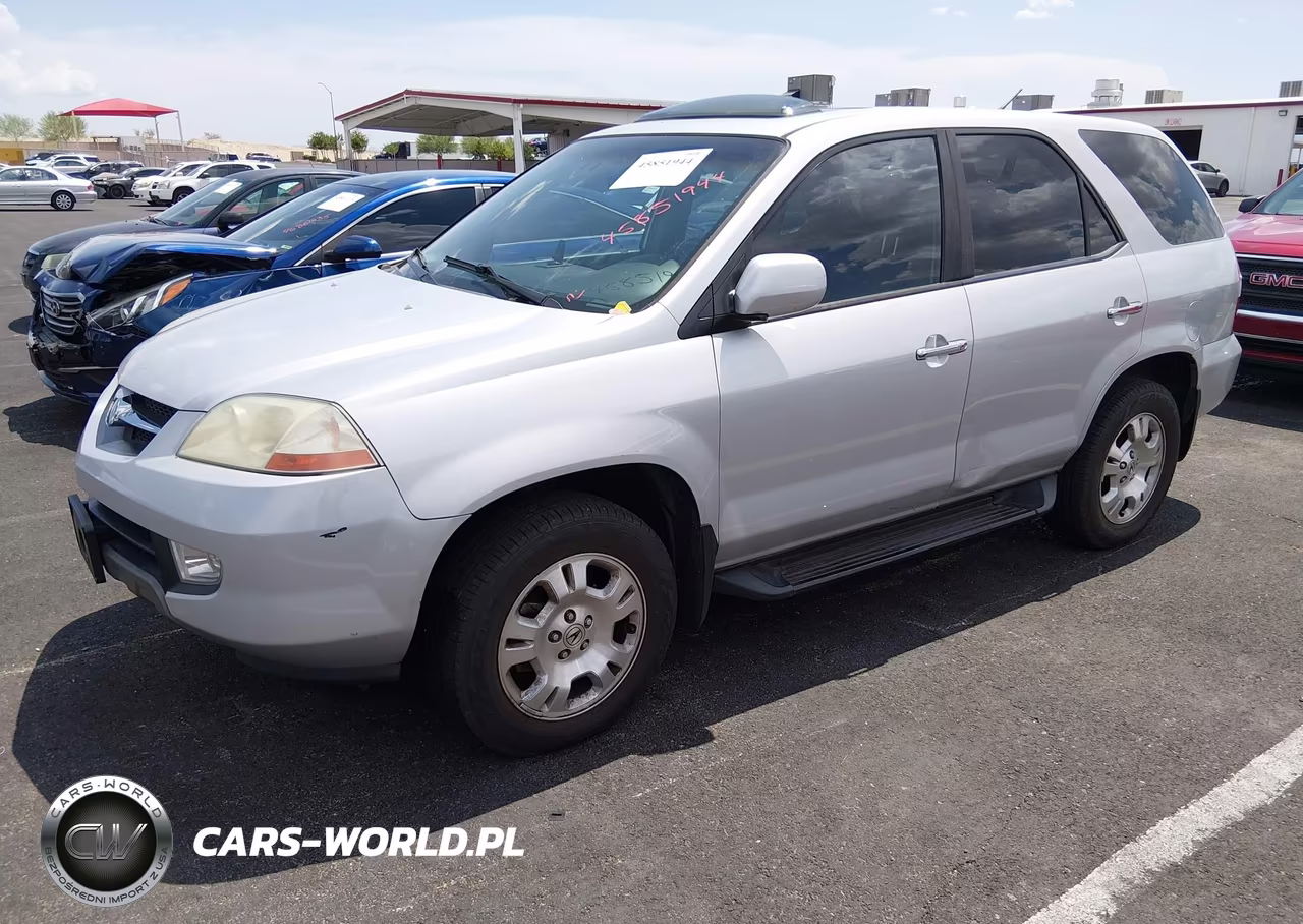 2001 Acura Mdx VIN:2HNYD18251H505820 - 2