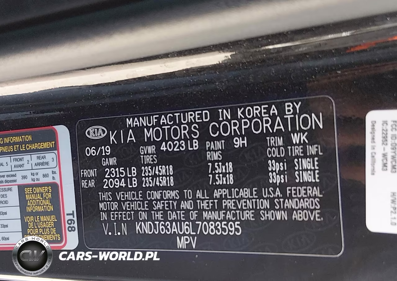 2020 Kia Soul Gt-Line VIN:KNDJ63AU6L7083595 - 9