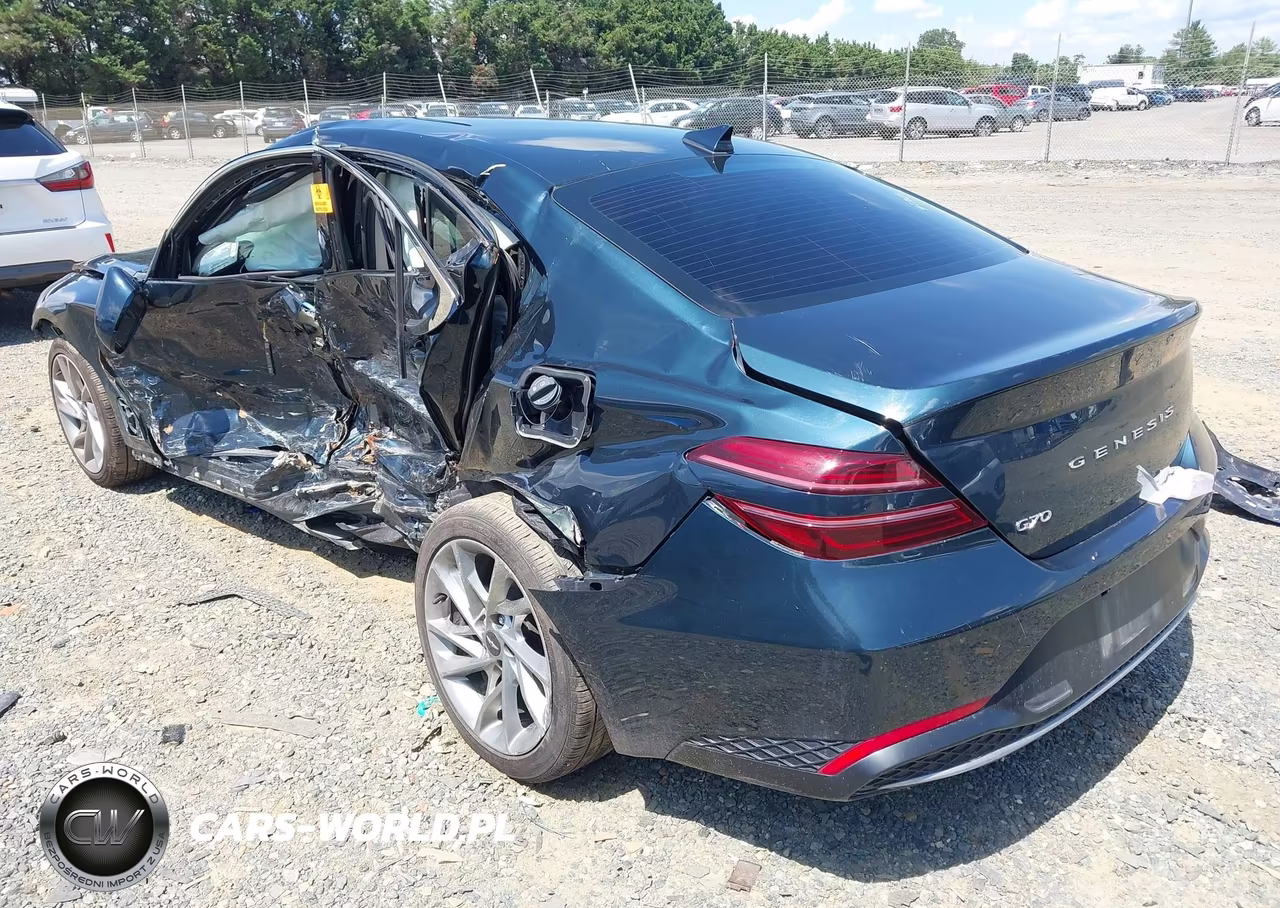 2022 Genesis G70 2.0T Rwd VIN:KMTG34TA8NU087732 - 3