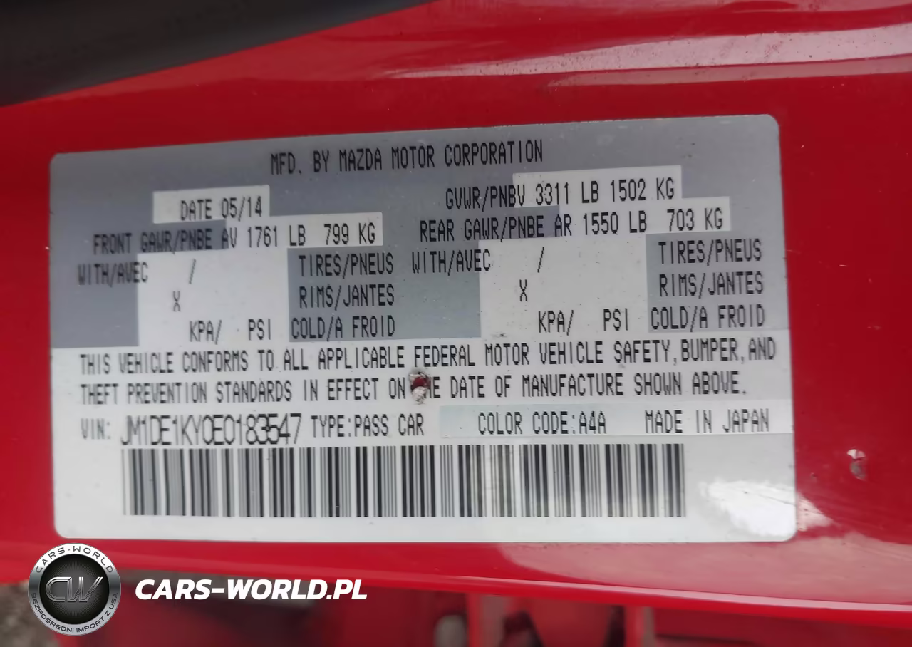 2014 Mazda Mazda2 Sport VIN:JM1DE1KY0E0183547 - 9