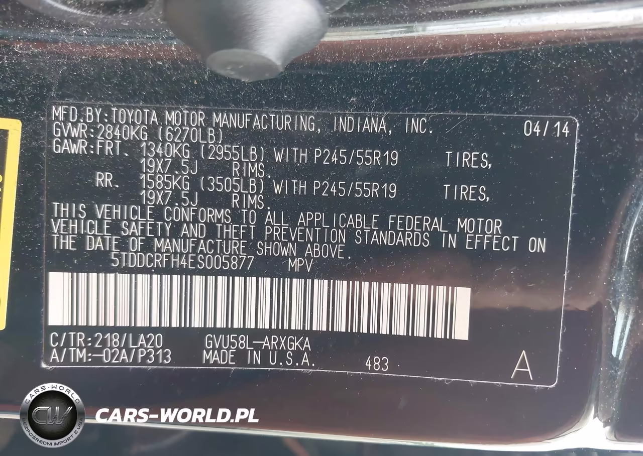 2014 Toyota Highlander Hybrid Limited VIN:5TDDCRFH4ES005877 - 9