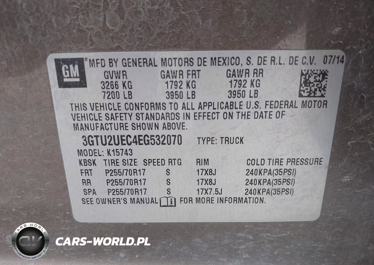 2014 GMC Sierra 1500 Sle VIN:3GTU2UEC4EG532070 - 9