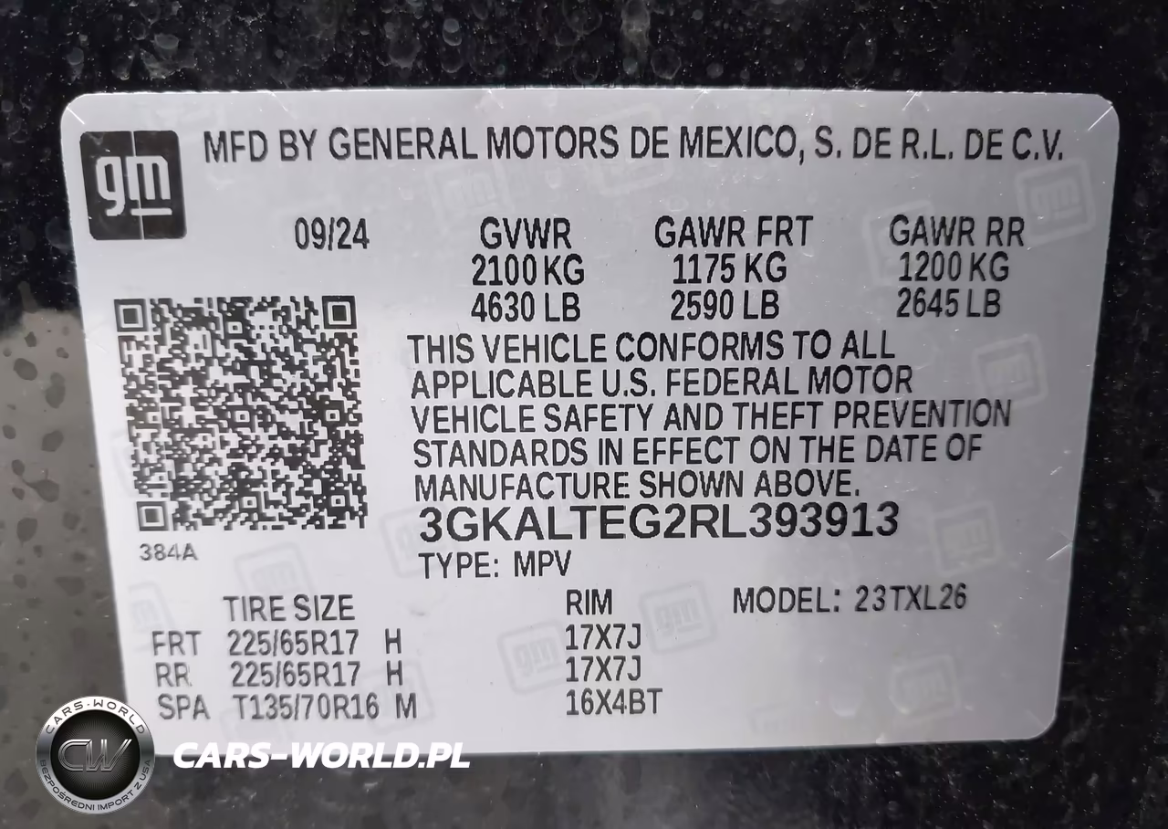 2024 GMC Terrain Awd Sle VIN:3GKALTEG2RL393913 - 9