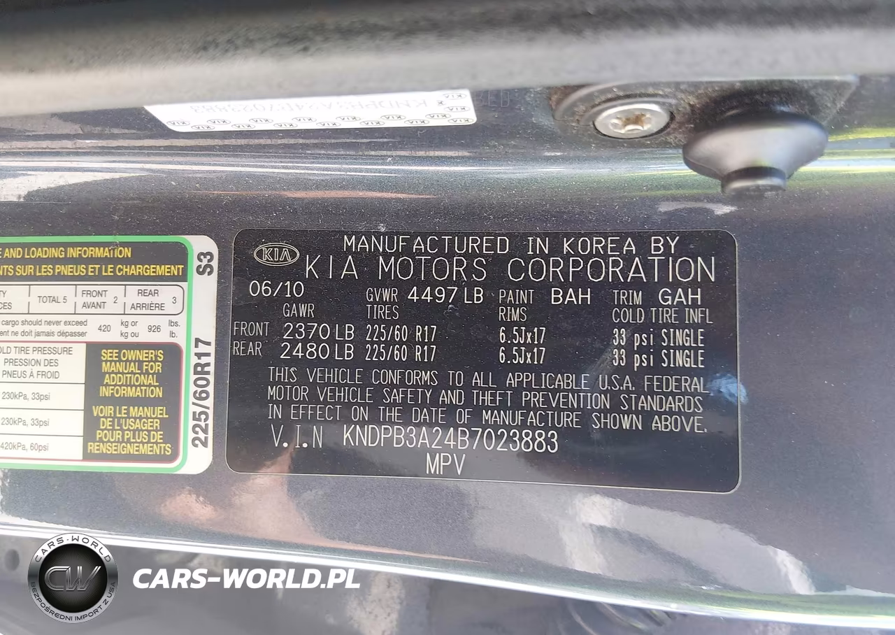 2011 Kia Sportage Lx VIN:KNDPB3A24B7023883 - 9
