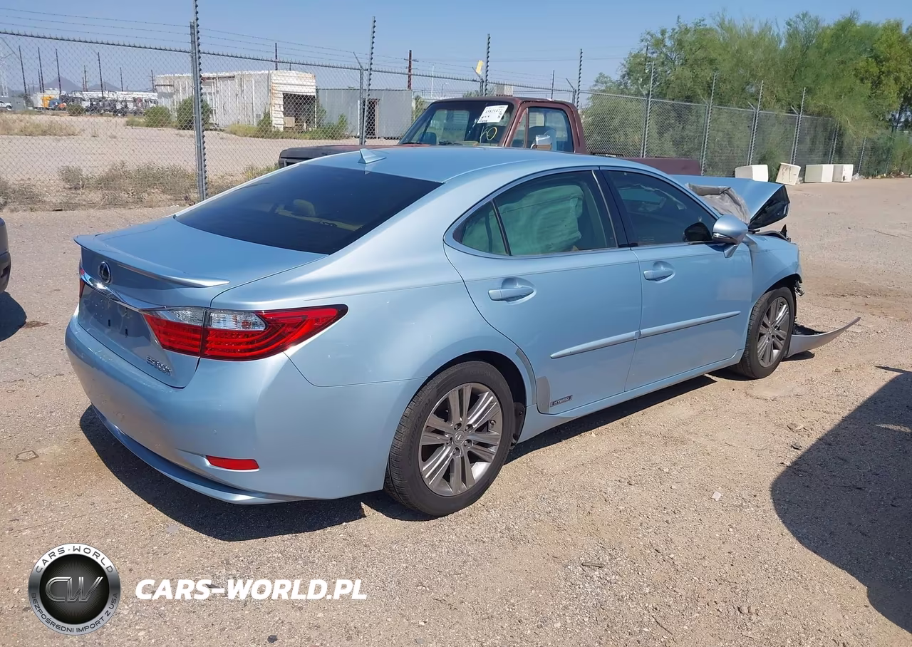 2013 Lexus Es 300H VIN:JTHBW1GG5D2009673 - 4