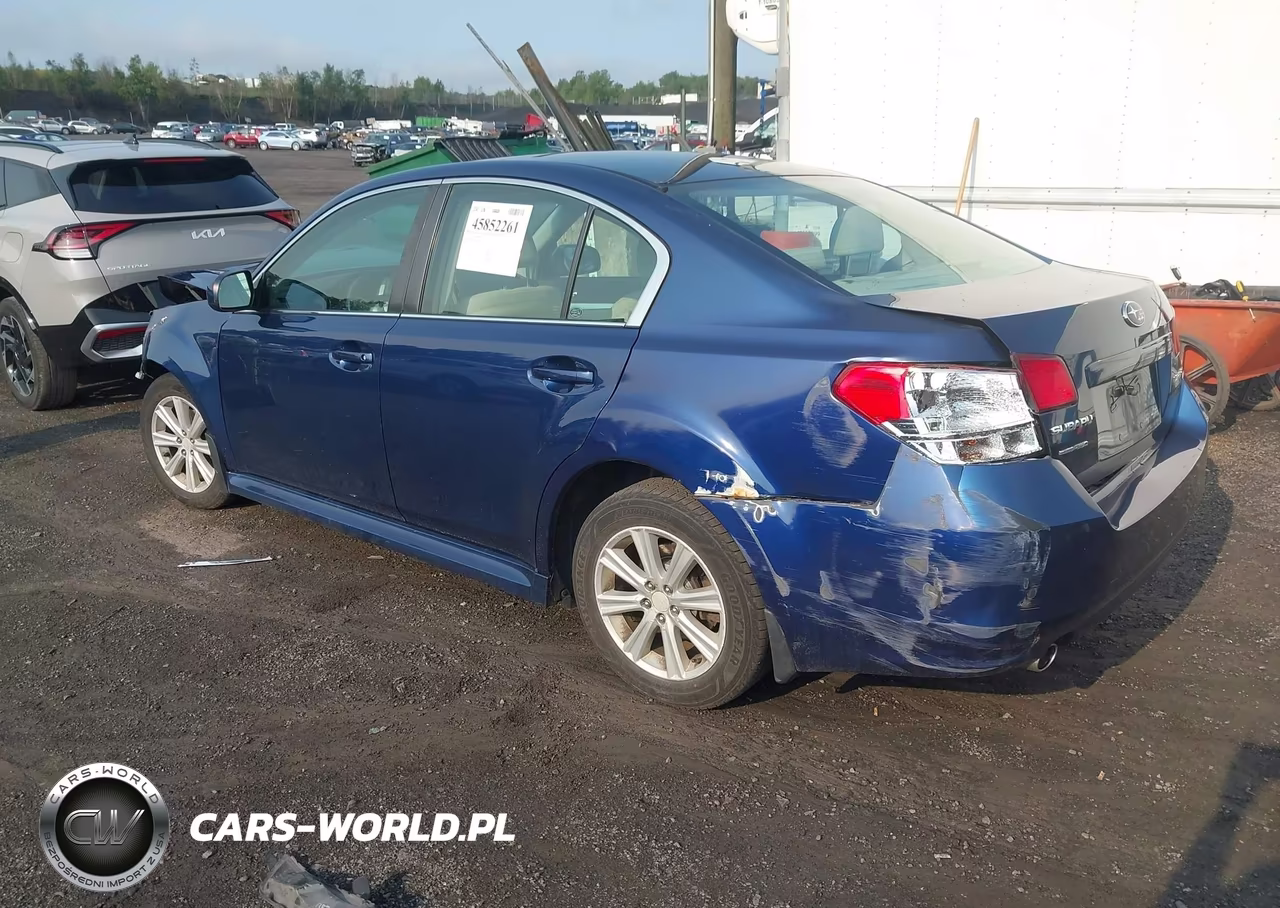 2010 Subaru Legacy 2.5I Premium VIN:4S3BMBC61A3210602 - 3