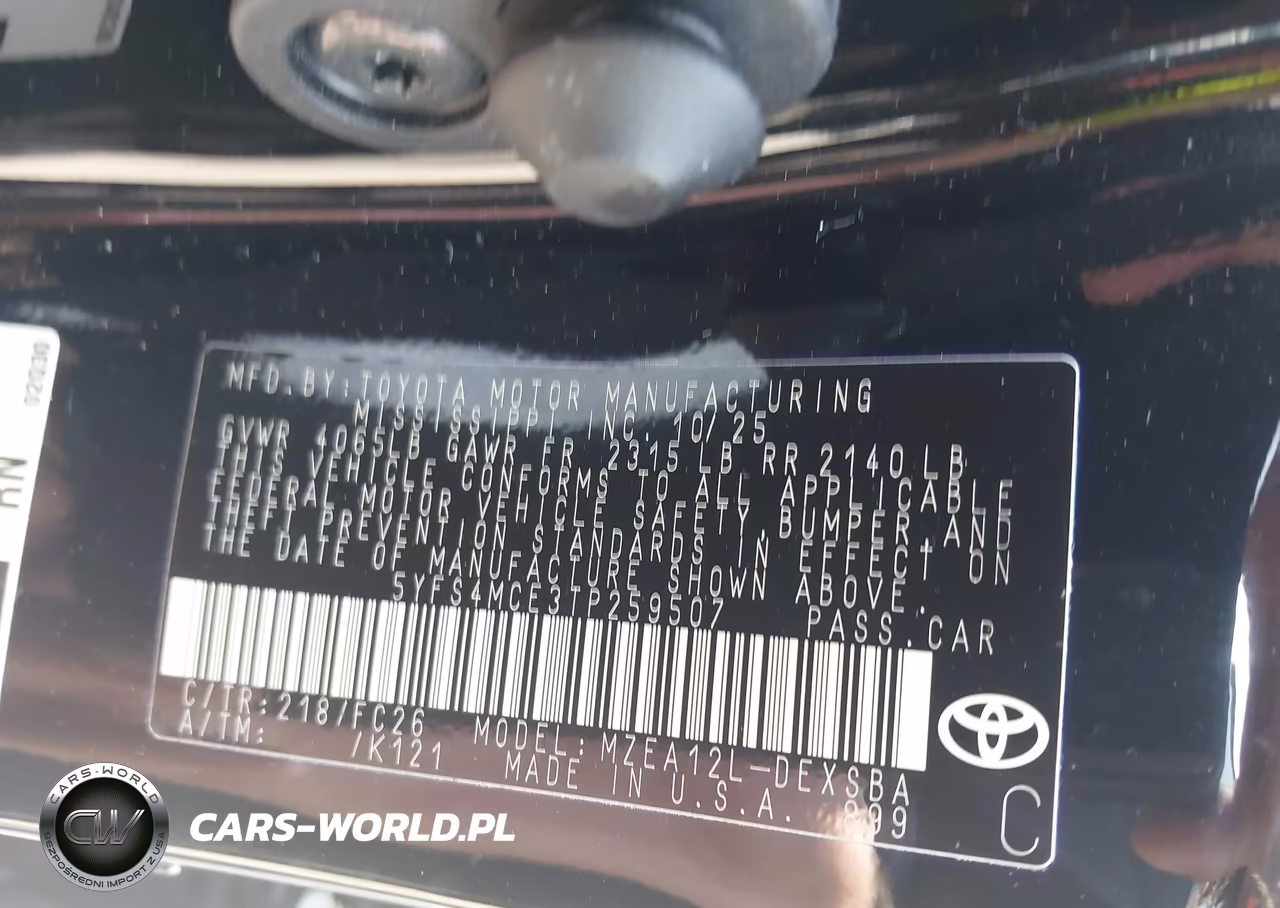 2026 Toyota Corolla Se VIN:5YFS4MCE3TP259507 - 9