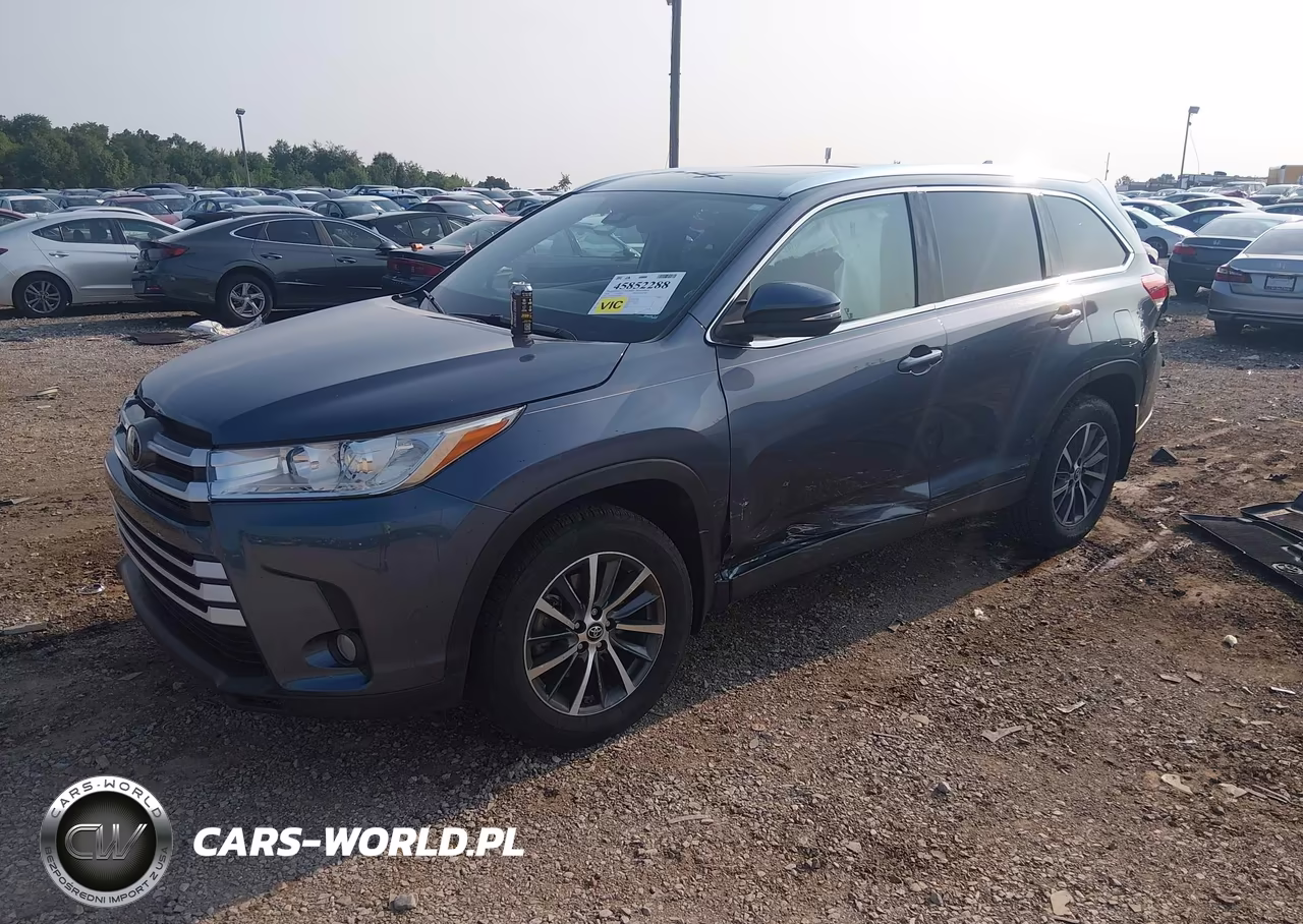 2019 Toyota Highlander Xle VIN:5TDJZRFH3KS942023 - 2