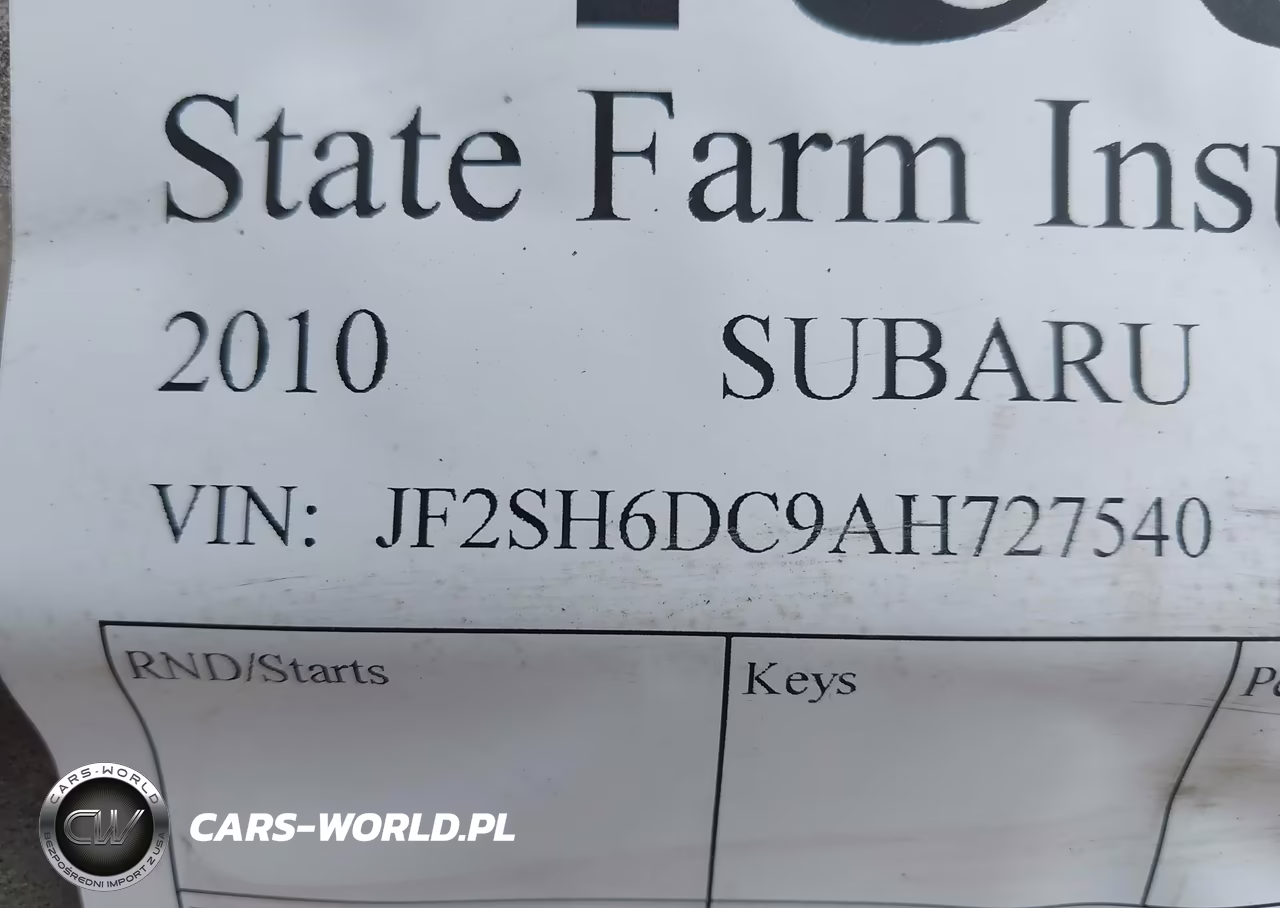 2010 Subaru Forester 2.5X Limited VIN:JF2SH6DC9AH727540 - 9