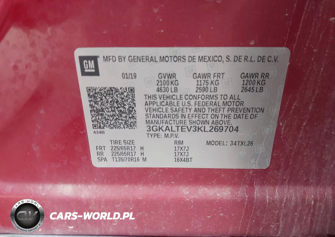 2019 GMC Terrain Sle VIN:3GKALTEV3KL269704 - 9