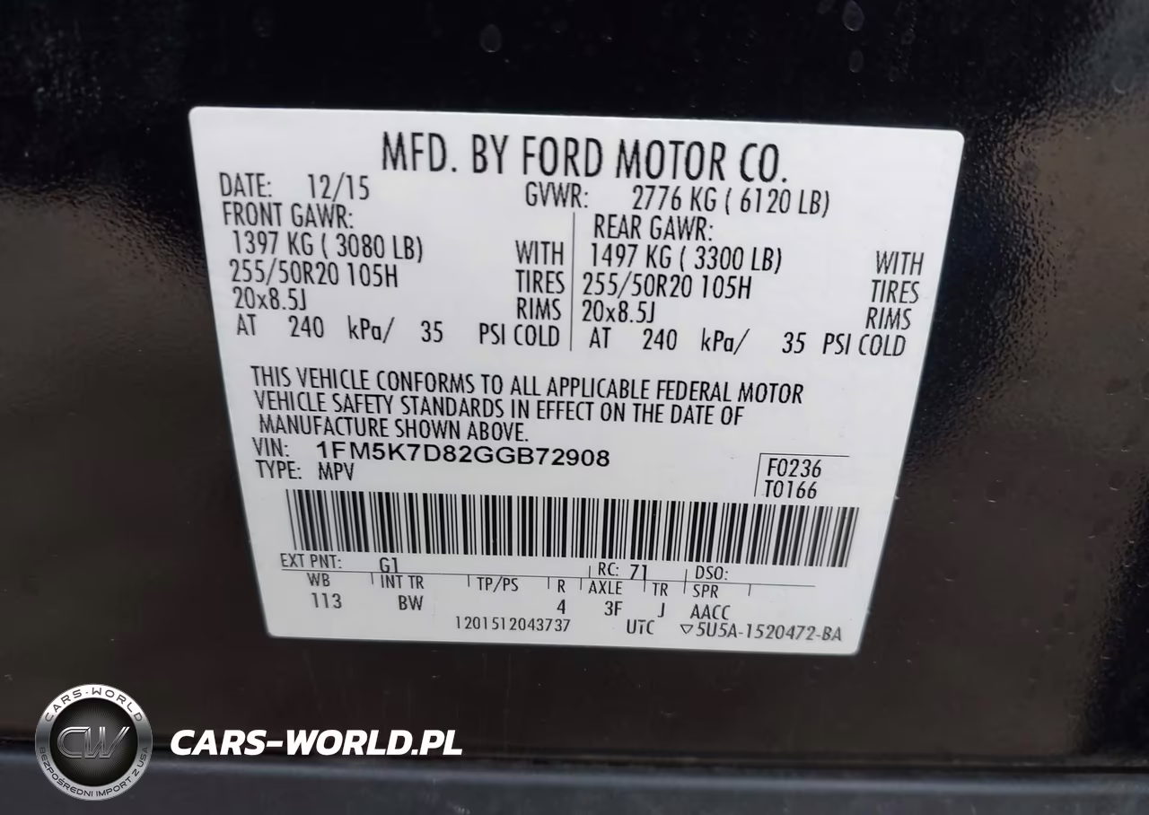 2016 Ford Explorer Xlt VIN:1FM5K7D82GGB72908 - 9
