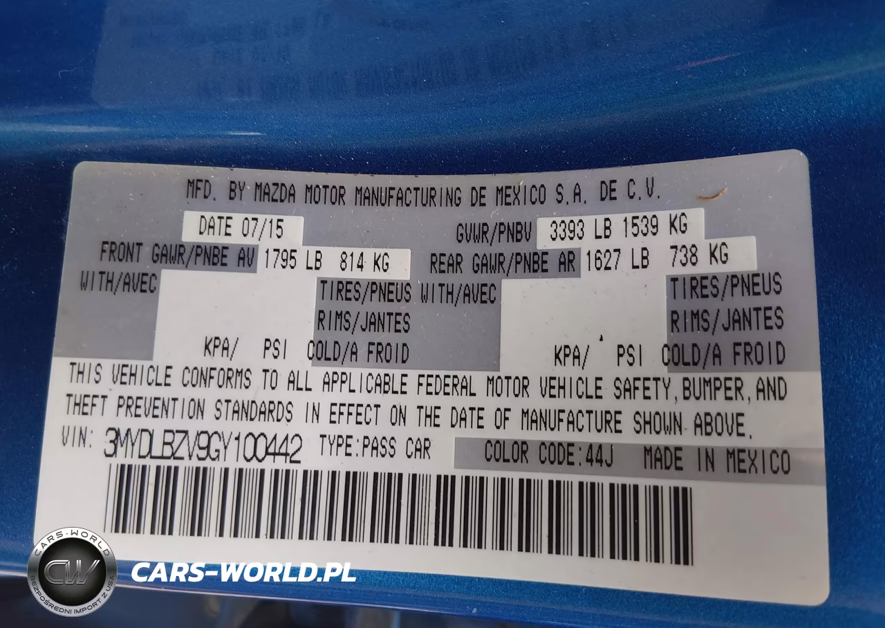 2016 Scion Ia VIN:3MYDLBZV9GY100442 - 9