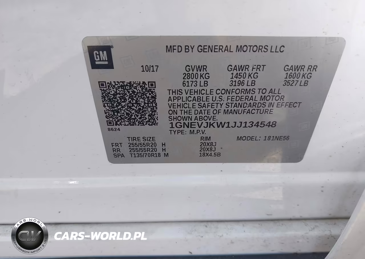 2018 Chevrolet Traverse Premier VIN:1GNEVJKW1JJ134548 - 9