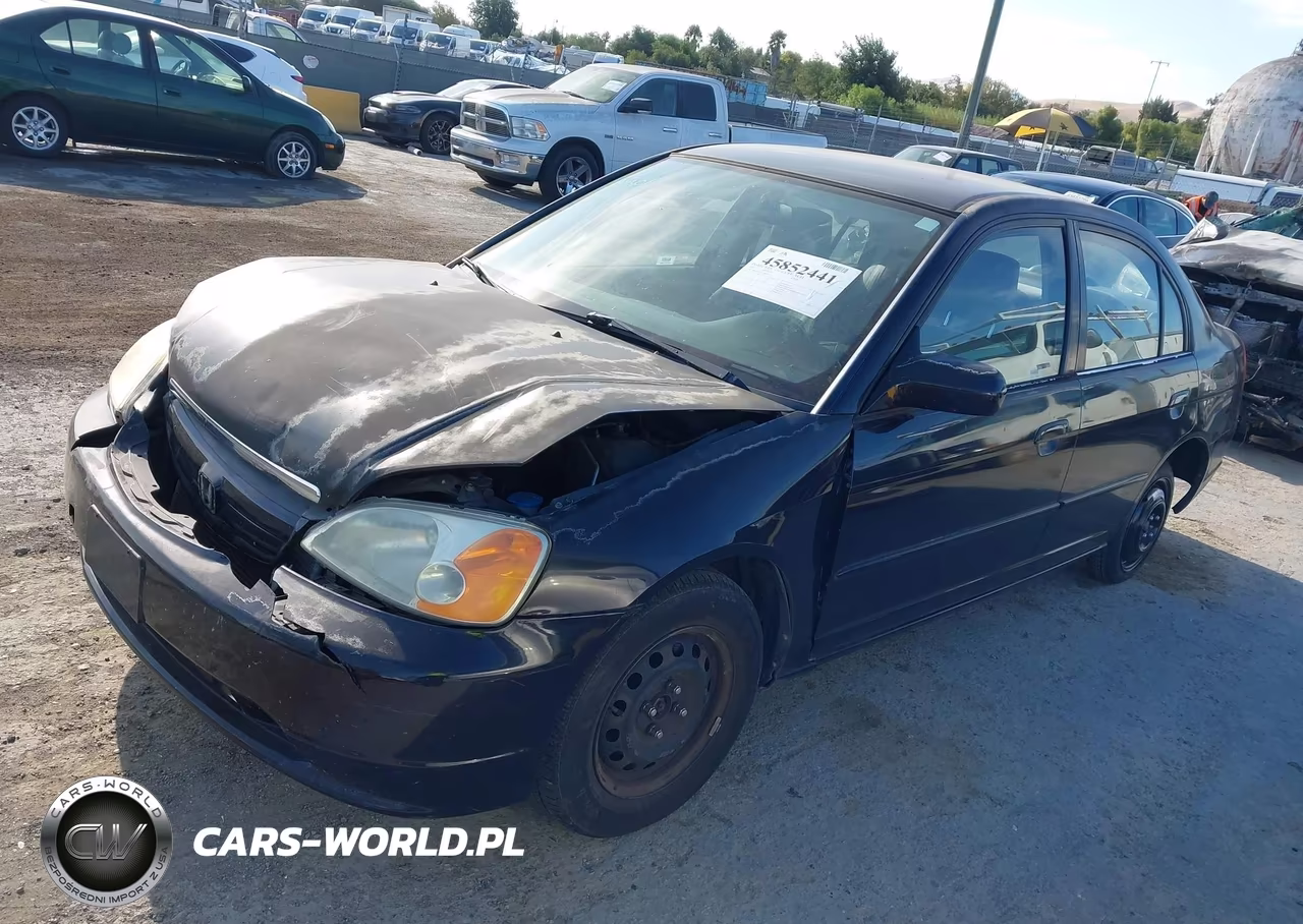 2002 Honda Civic Lx VIN:JHMES165X2S006063 - 2