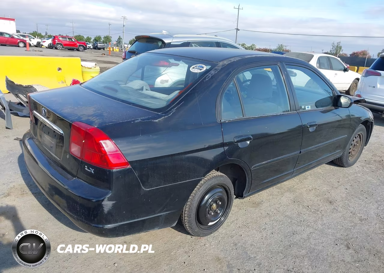 2002 Honda Civic Lx VIN:JHMES165X2S006063 - 4