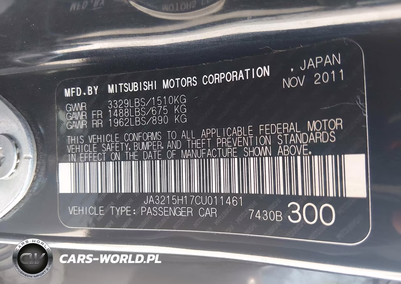 2012 Mitsubishi I-Miev Es-Se VIN:JA3215H17CU011461 - 9