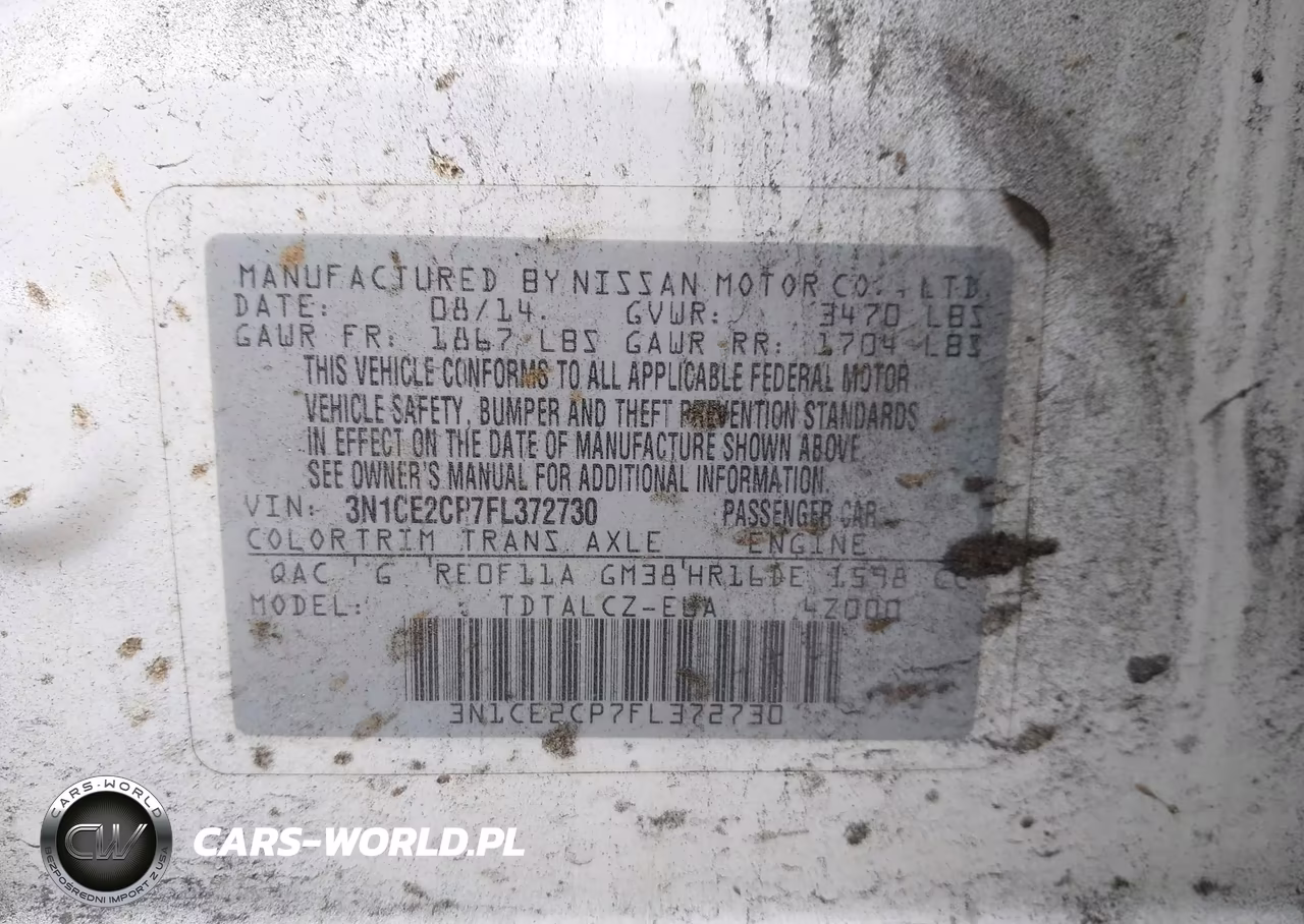 2015 Nissan Versa Note S Plus VIN:3N1CE2CP7FL372730 - 9