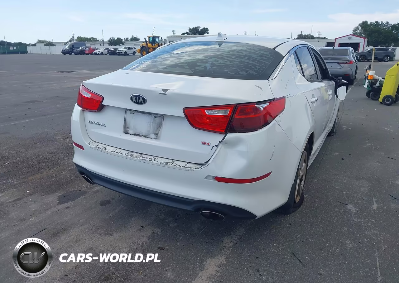 2015 Kia Optima Lx VIN:5XXGM4A73FG372509 - 4
