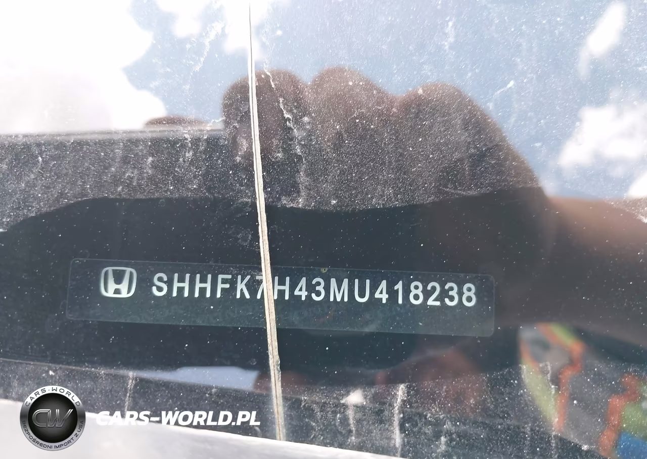 2021 Honda Civic Sport VIN:SHHFK7H43MU418238 - 9