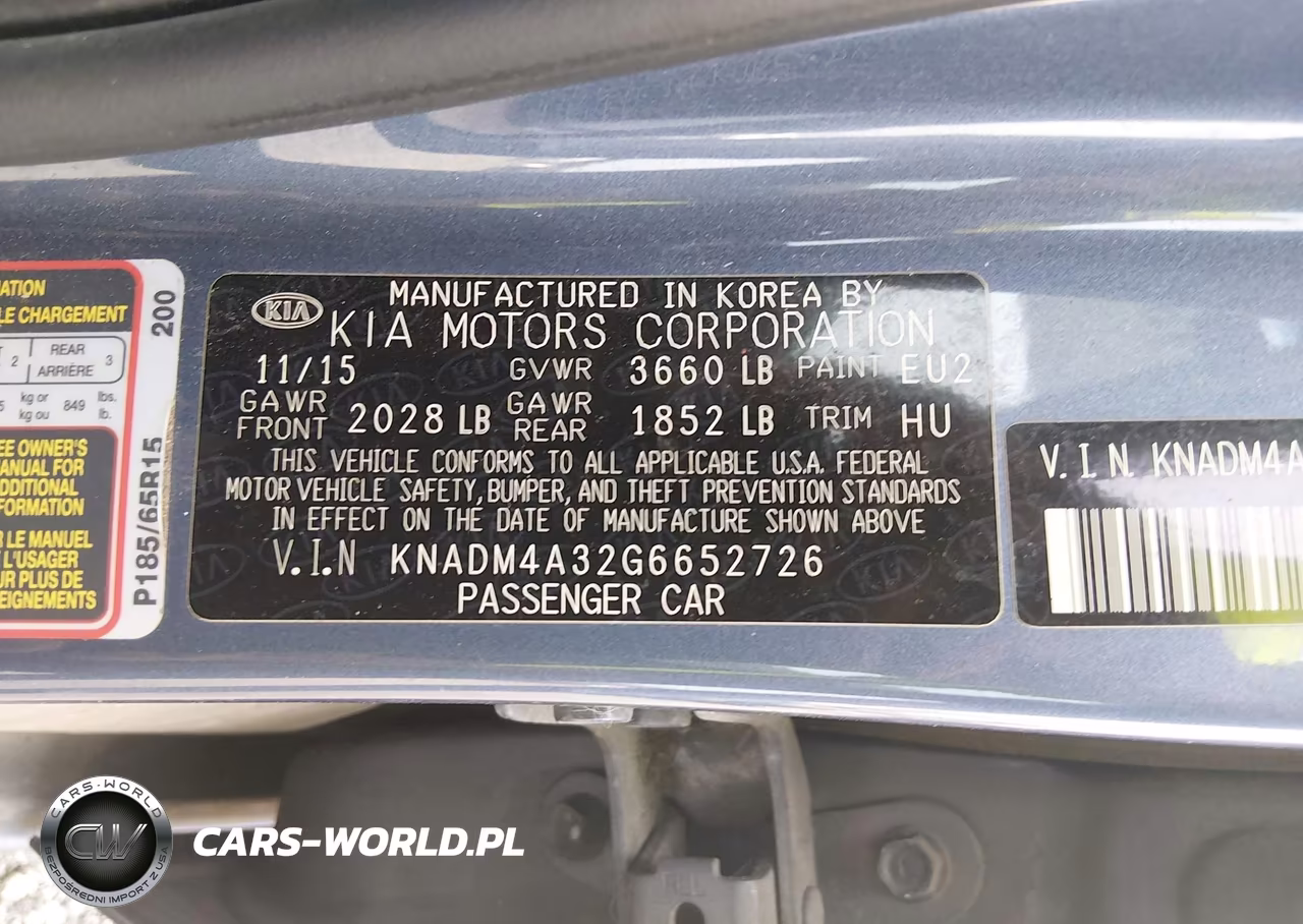 2016 Kia Rio Lx VIN:KNADM4A32G6652726 - 9