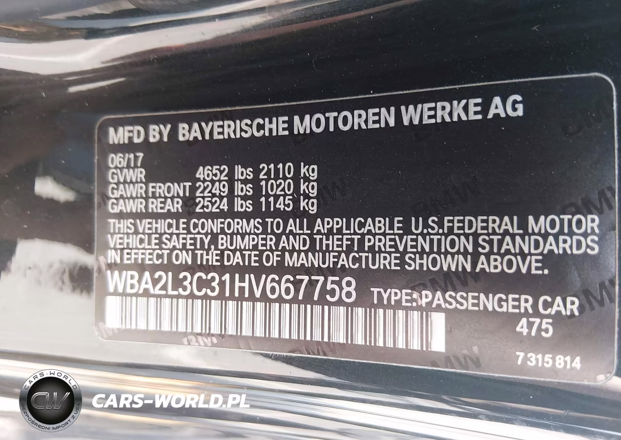 2017 BMW M240I xDrive VIN:WBA2L3C31HV667758 - 9