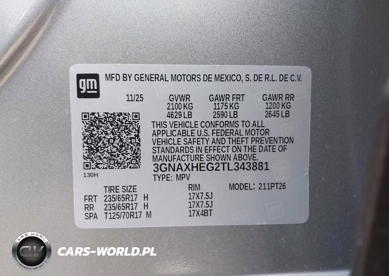 2026 Chevrolet Equinox Fwd Lt VIN:3GNAXHEG2TL343881 - 9