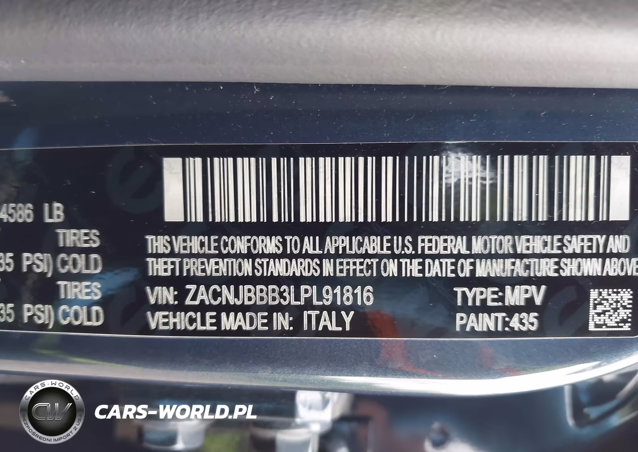 2020 Jeep Renegade Latitude 4X4 VIN:ZACNJBBB3LPL91816 - 9