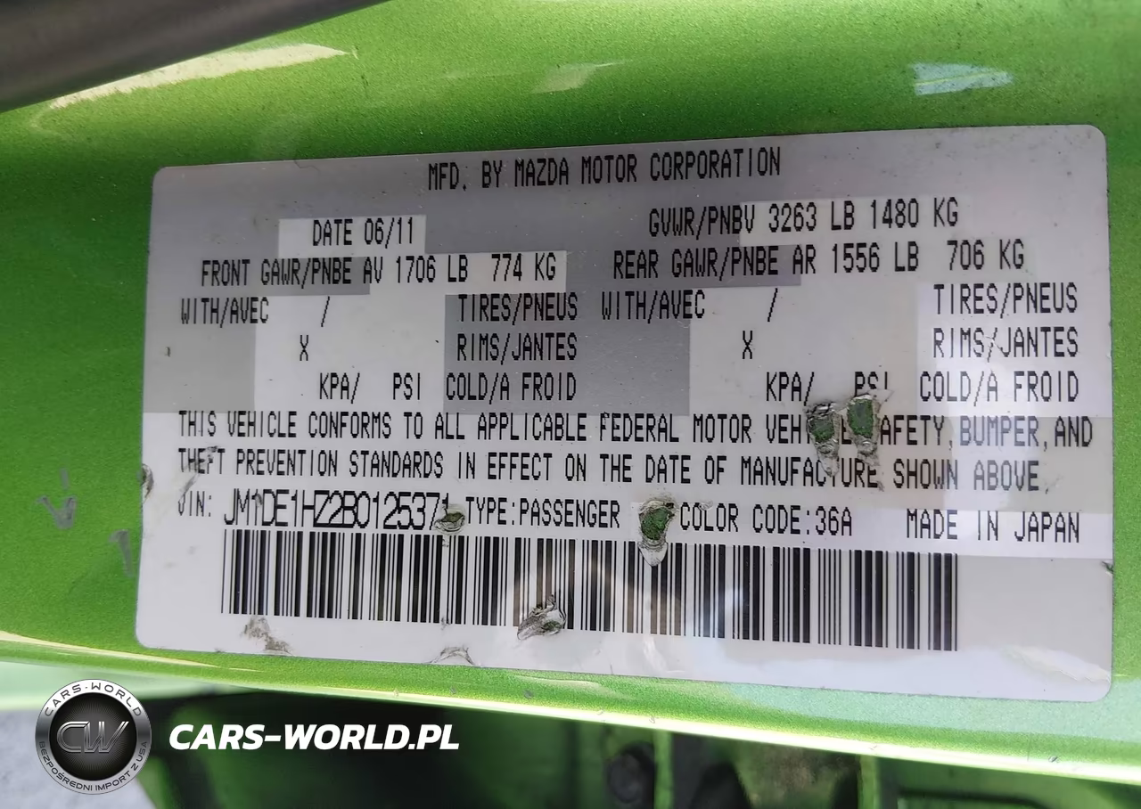 2011 Mazda Mazda2 Sport VIN:JM1DE1HZ2B0125371 - 9