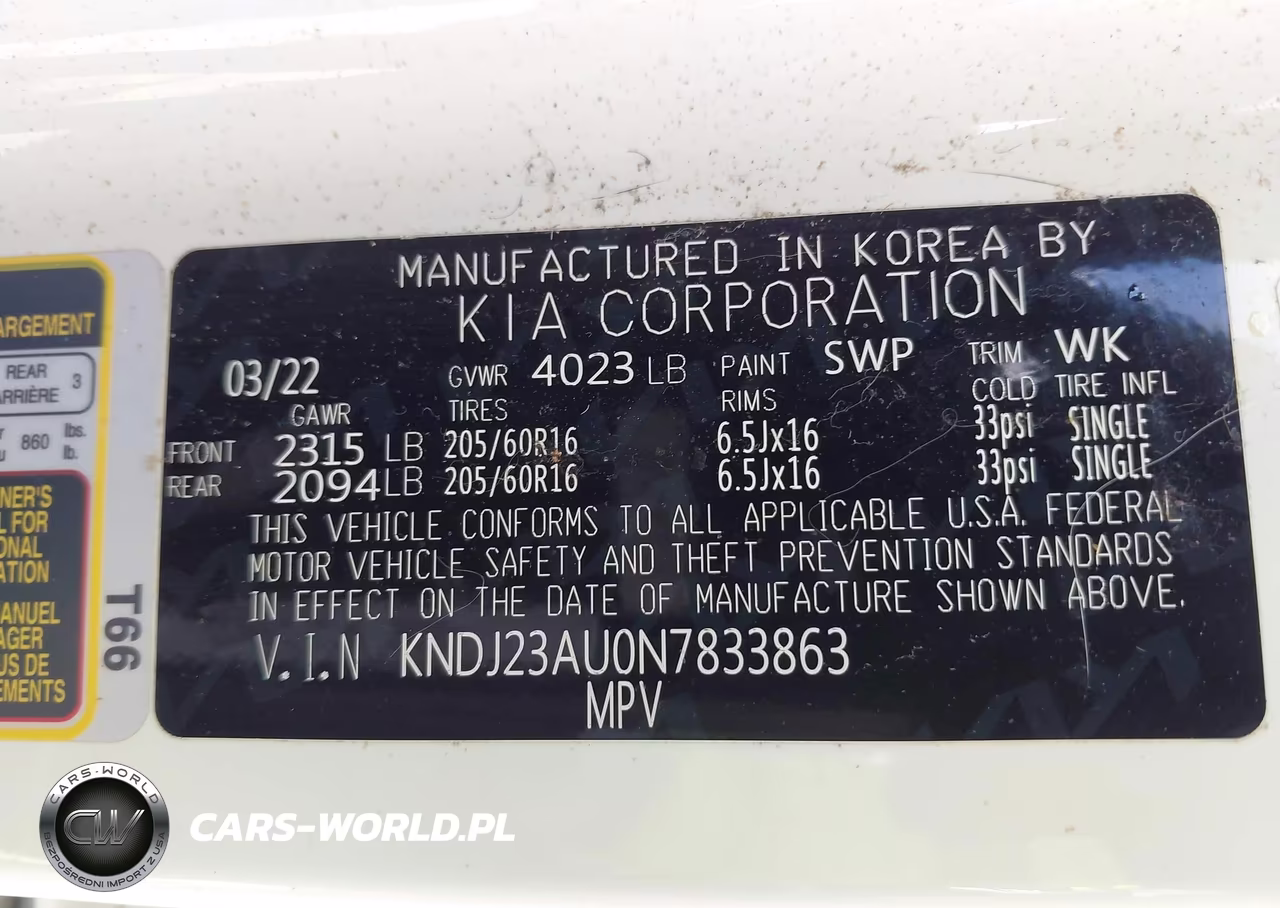 2022 Kia Soul Lx VIN:KNDJ23AU0N7833863 - 9