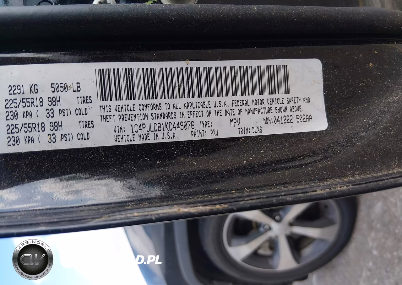 2019 Jeep Cherokee Limited Fwd VIN:1C4PJLDB1KD449076 - 9