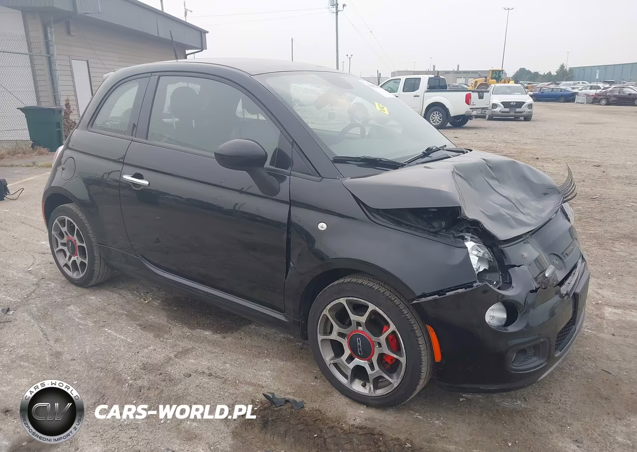 2014 Fiat 500 Sport VIN:3C3CFFBR7ET174186 - 1