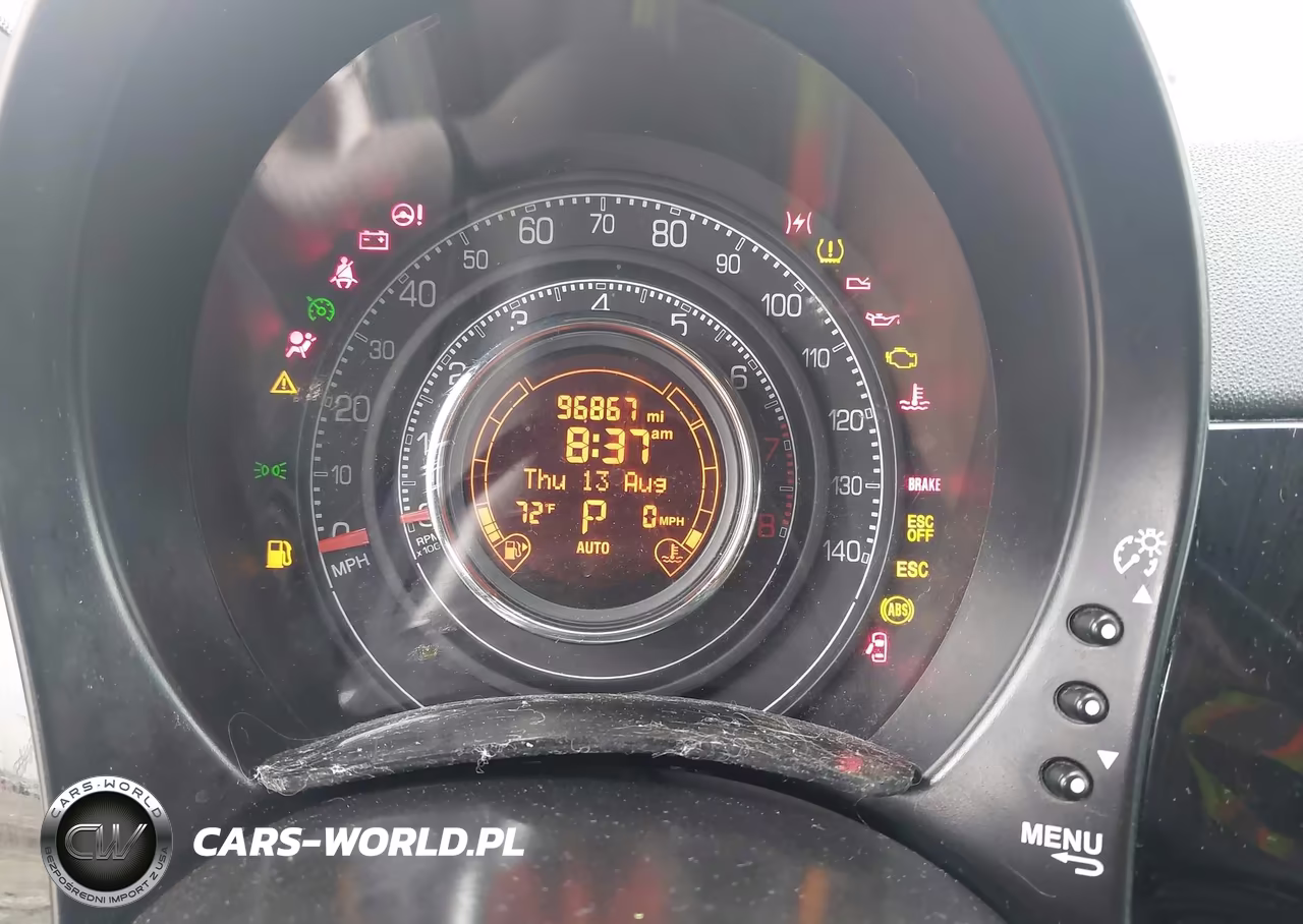 2014 Fiat 500 Sport VIN:3C3CFFBR7ET174186 - 7