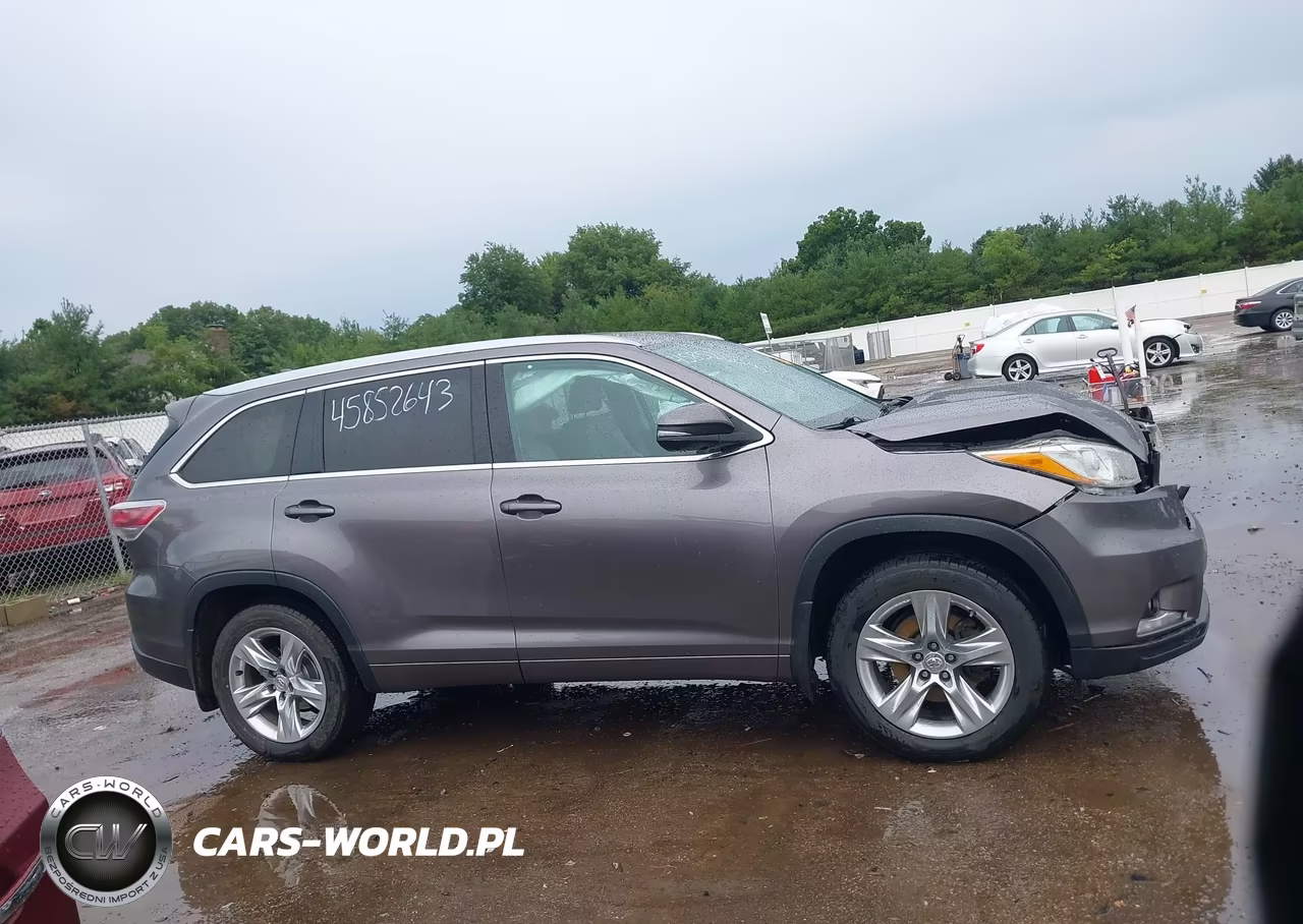 2015 Toyota Highlander Limited V6 VIN:5TDDKRFH2FS180410 - 13