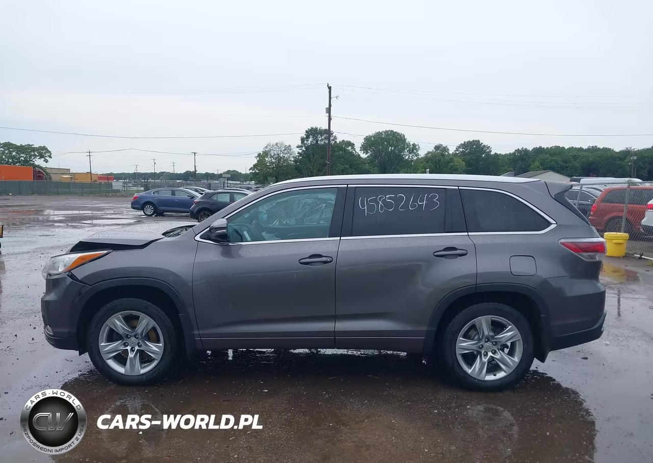 2015 Toyota Highlander Limited V6 VIN:5TDDKRFH2FS180410 - 14