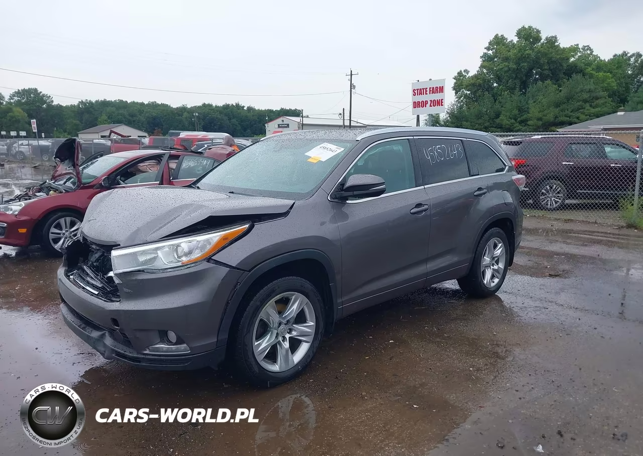 2015 Toyota Highlander Limited V6 VIN:5TDDKRFH2FS180410 - 2