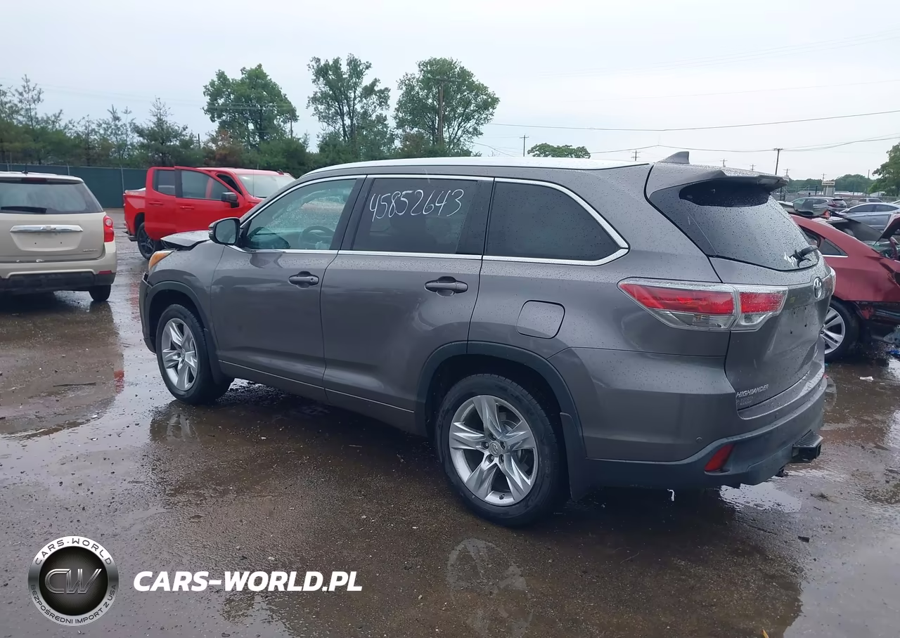 2015 Toyota Highlander Limited V6 VIN:5TDDKRFH2FS180410 - 3