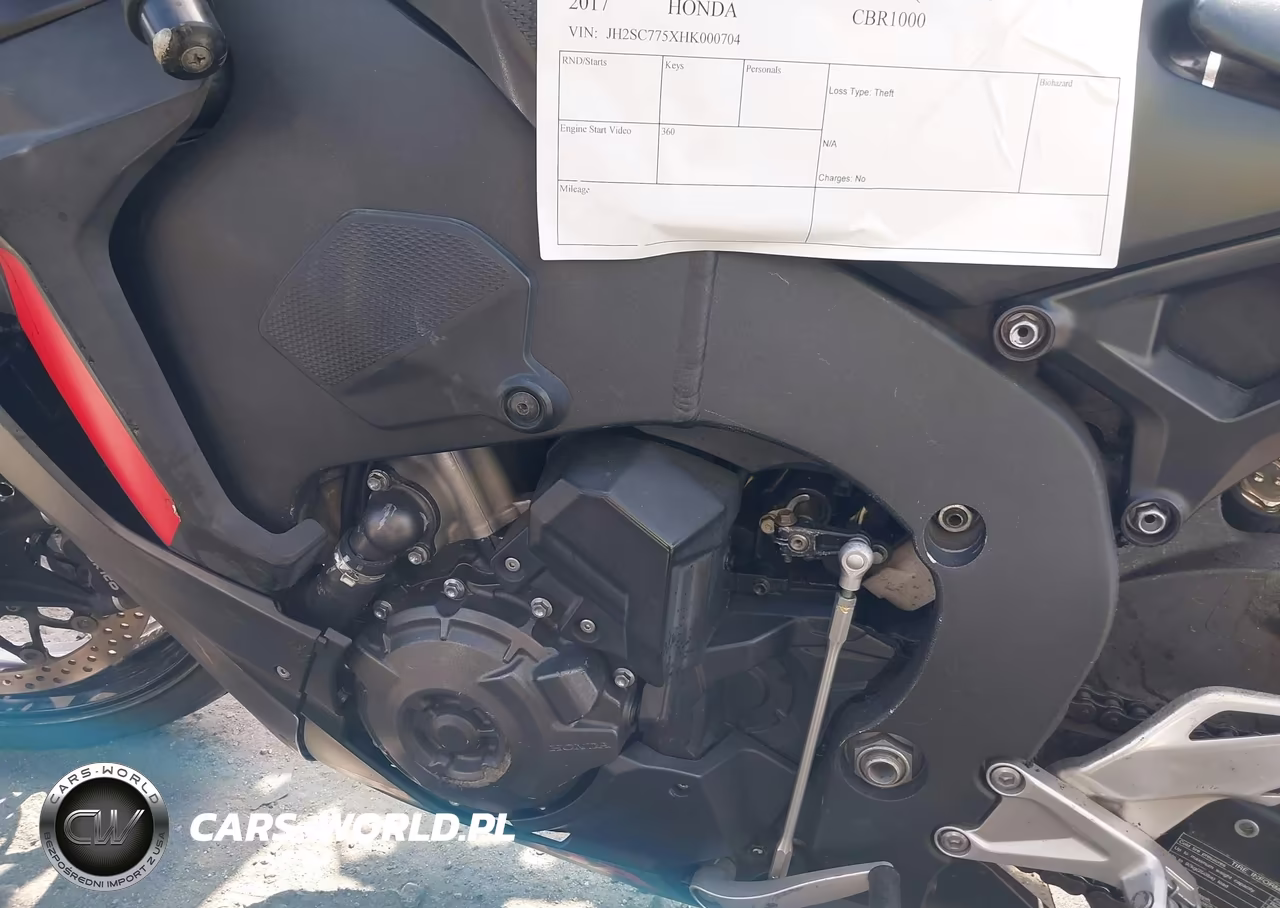 2017 Honda Cbr1000 Ra VIN:JH2SC775XHK000704 - 9