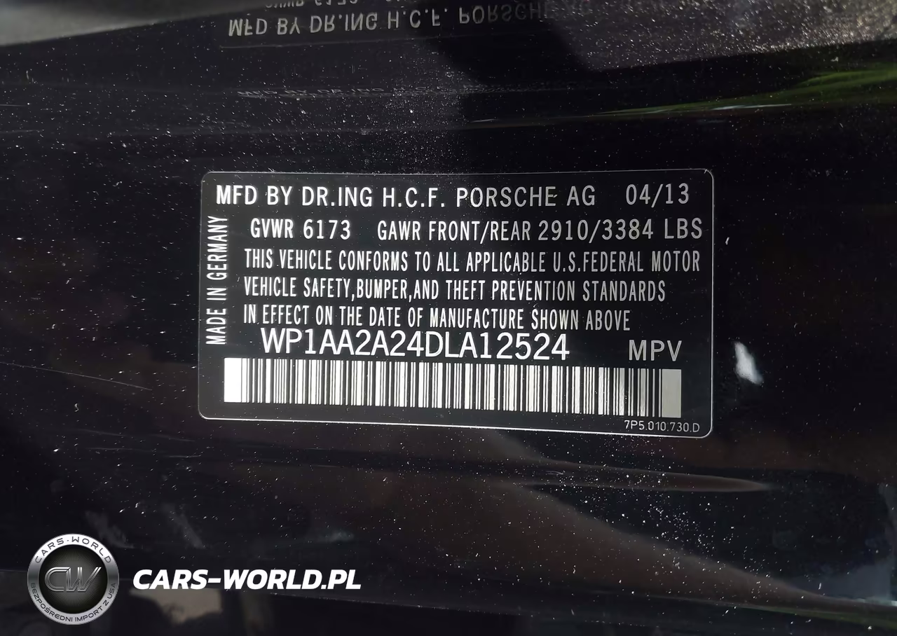 2013 Porsche Cayenne VIN:WP1AA2A24DLA12524 - 9
