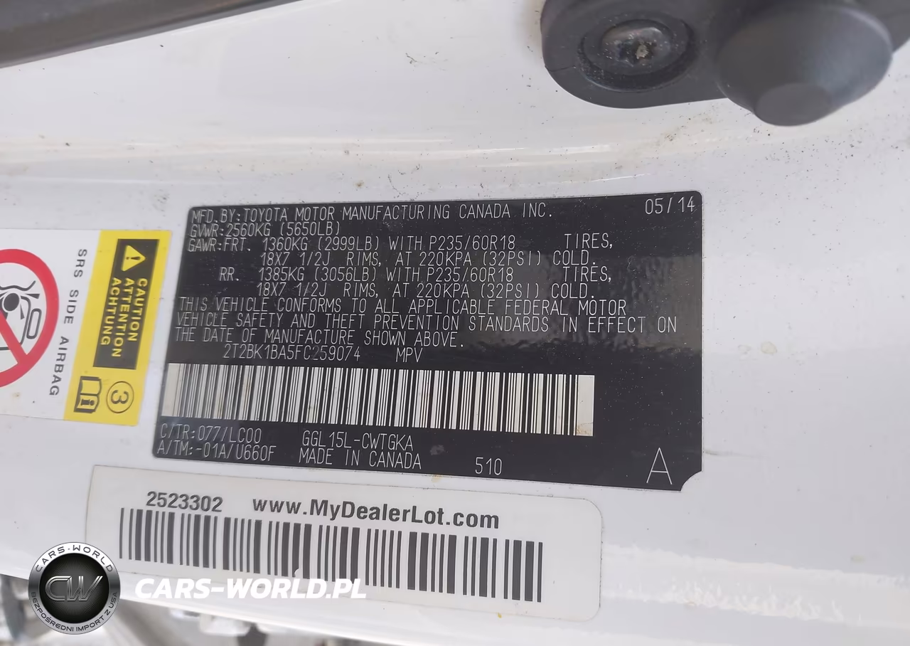 2015 Lexus Rx 350 VIN:2T2BK1BA5FC259074 - 9