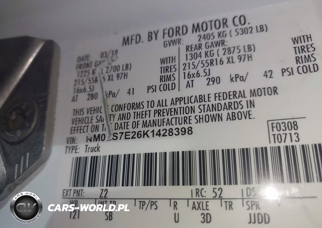 2019 Ford Transit Connect Xl VIN:NM0LS7E26K1428398 - 9