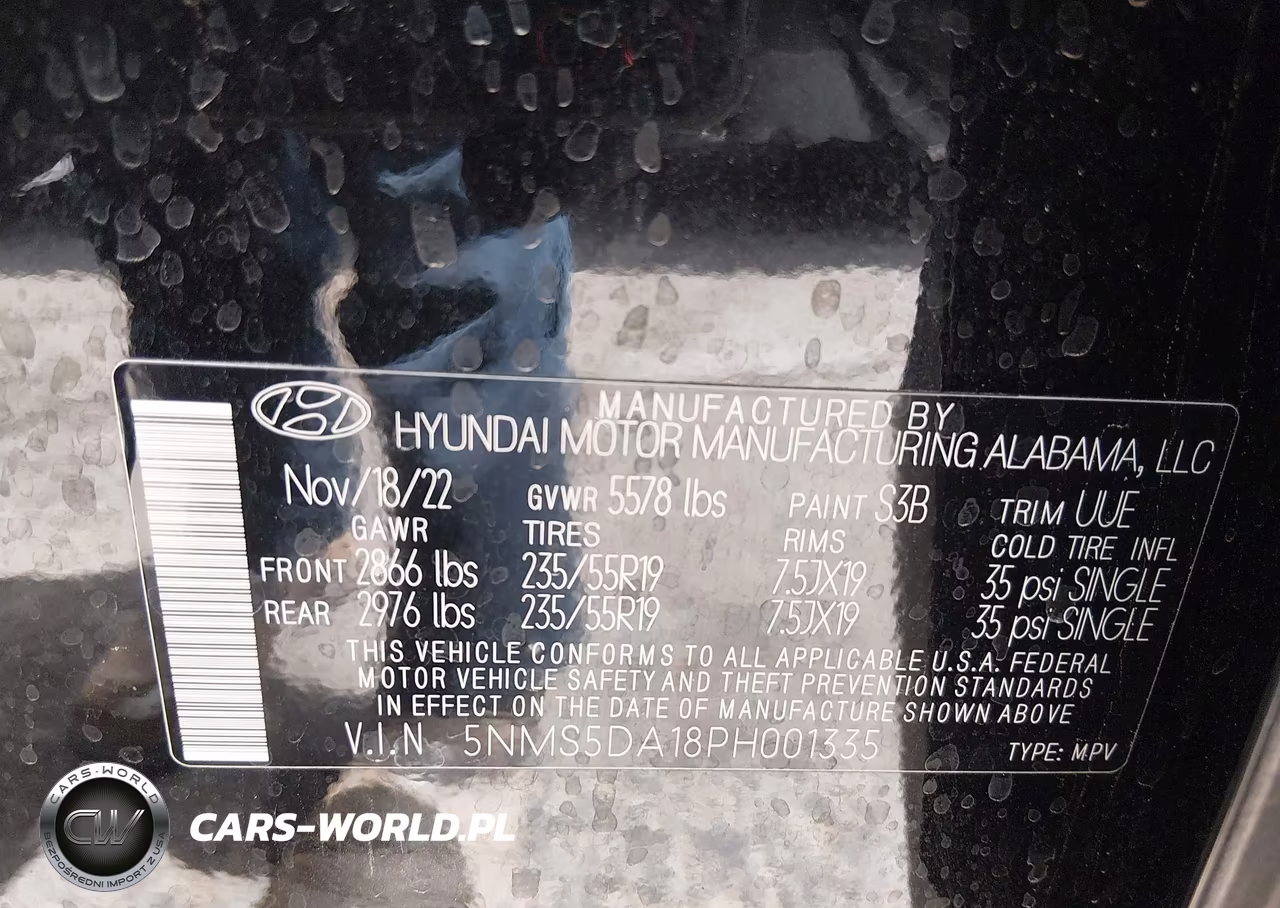 2023 Hyundai Santa Fe Hybrid Limited VIN:5NMS5DA18PH001335 - 9