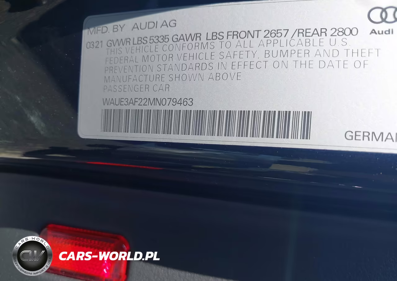 2021 Audi A6 Premium Plus 45 Tfsi Quattro S Tronic-Sport Premium Plus 45 Tfsi Quattro S Tronic VIN:WAUE3AF22MN079463 - 9