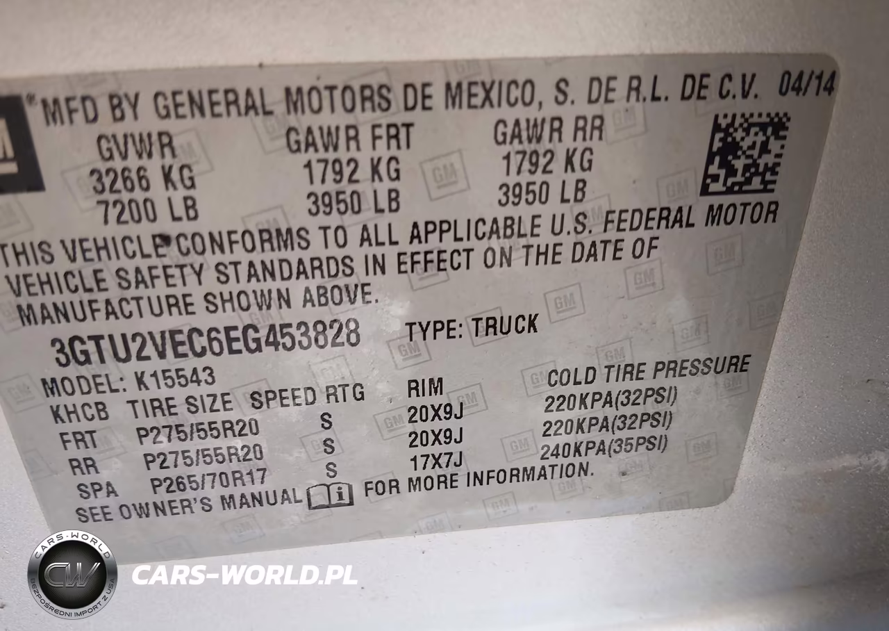 2014 GMC Sierra 1500 Slt VIN:3GTU2VEC6EG453828 - 9