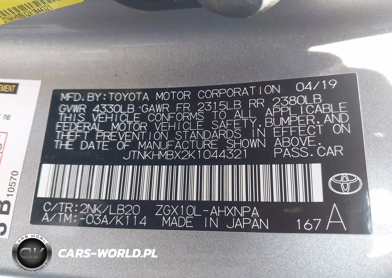 2019 Toyota C-Hr Limited VIN:JTNKHMBX2K1044321 - 9