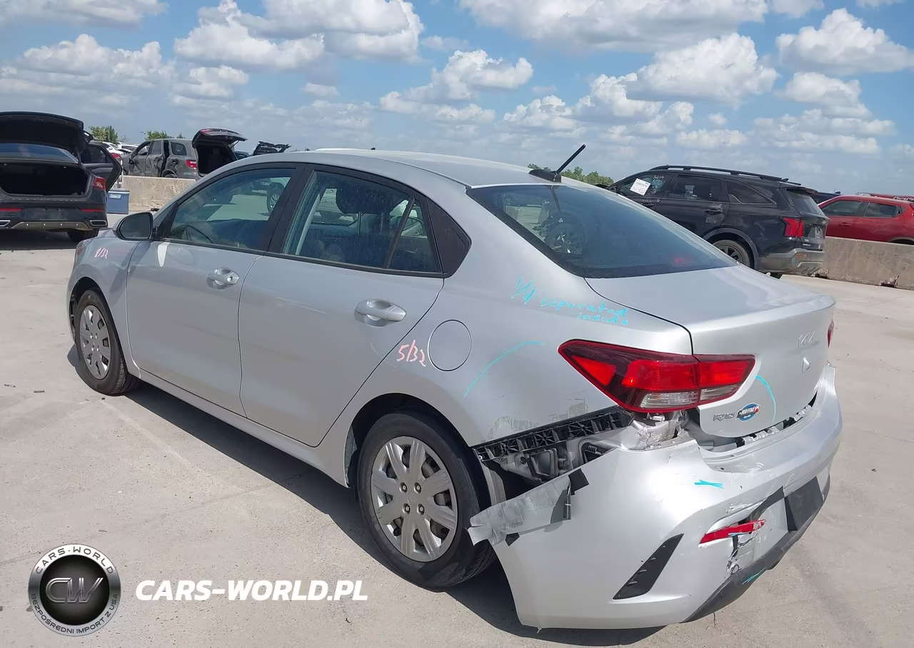 2022 Kia Rio Lx VIN:3KPA24AD5NE508177 - 3
