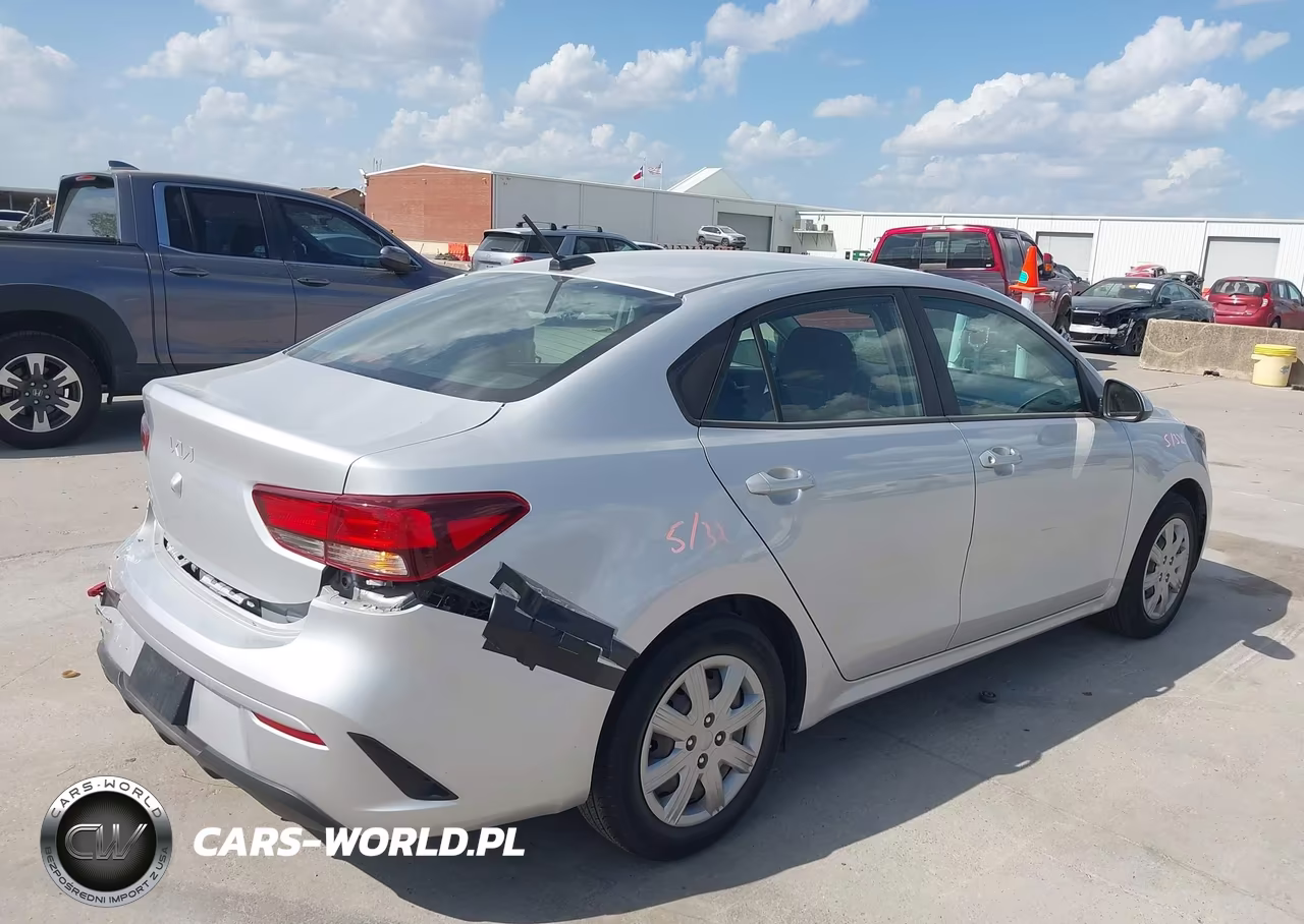 2022 Kia Rio Lx VIN:3KPA24AD5NE508177 - 4