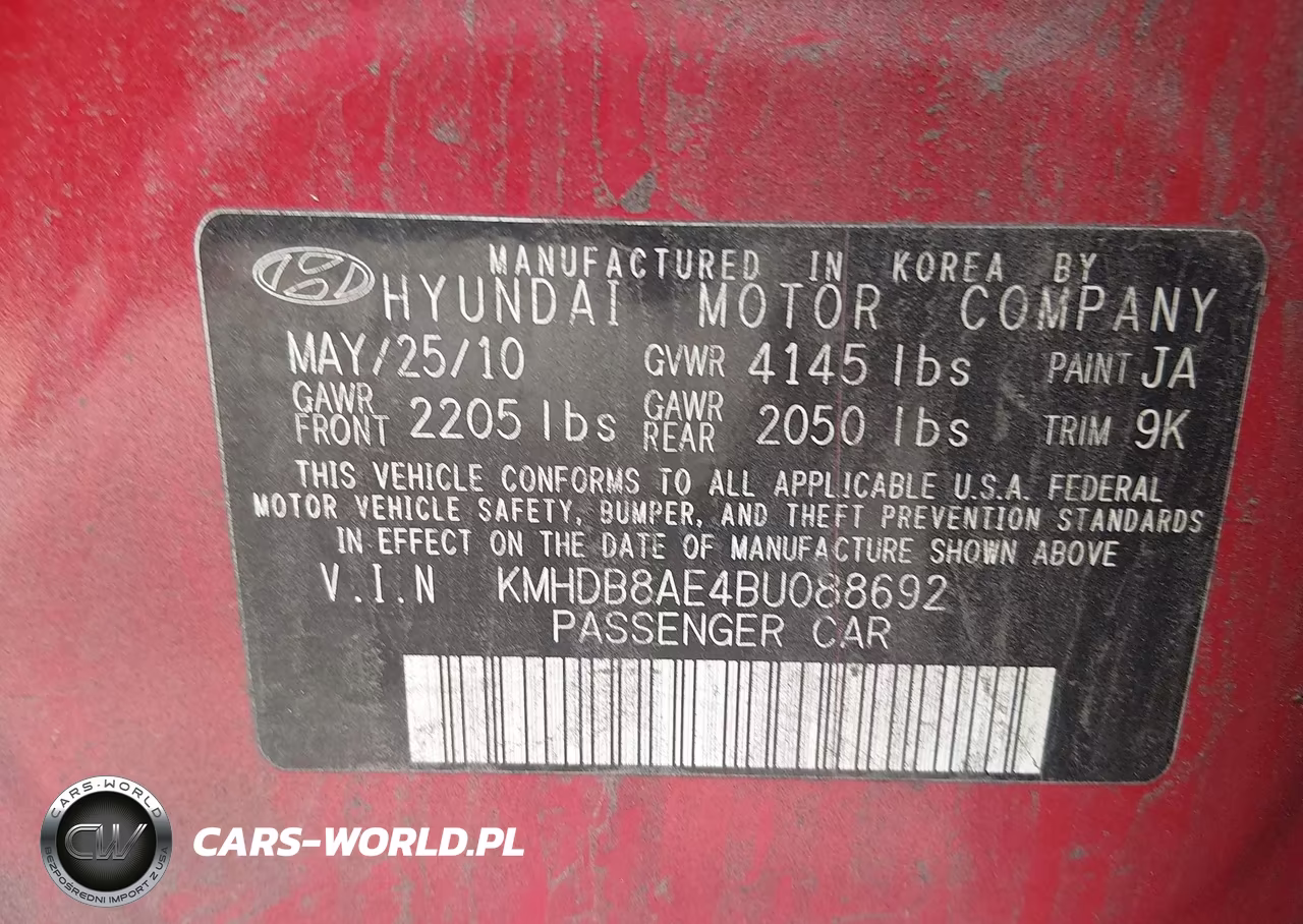 2011 Hyundai Elantra Touring Gls VIN:KMHDB8AE4BU088692 - 9