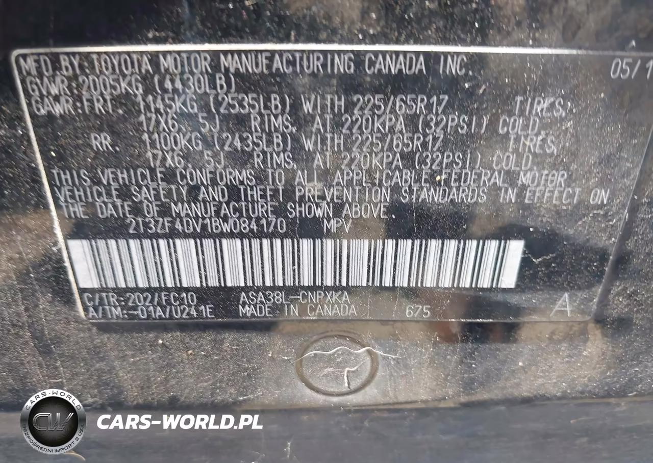 2011 Toyota Rav4 VIN:2T3ZF4DV1BW084170 - 9