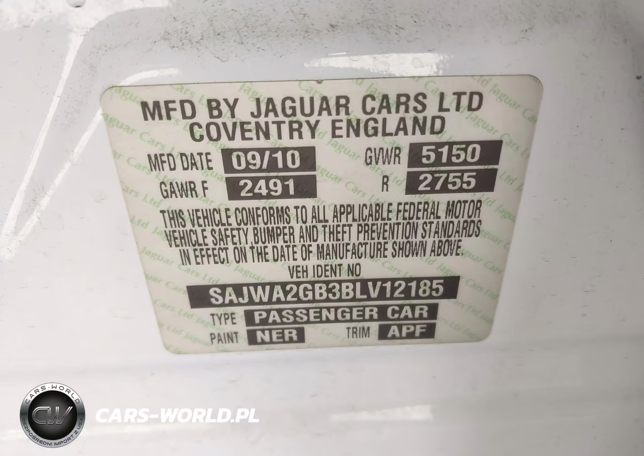 2011 Jaguar Xj Xjl VIN:SAJWA2GB3BLV12185 - 9